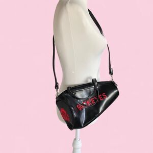 Vintage Black and Red OSU Buckeyes Megaphone Purse